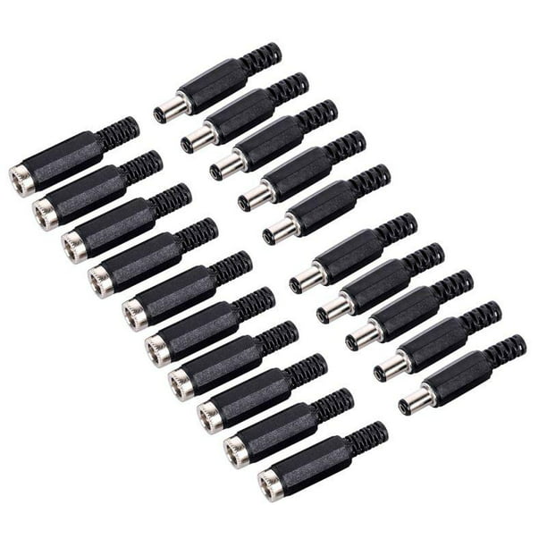 DC 5.5 x 2.1mm Female Jack to 23 Multi Type Power Plug Connector Adapter 1Set